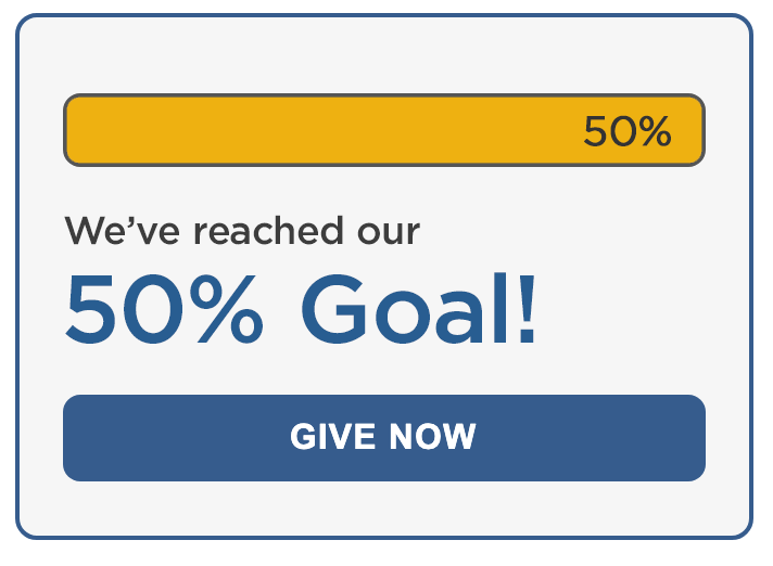 We've reached our 50% Goal!